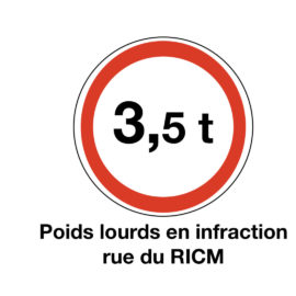 Suivi du non-respect de l’interdiction des poids lourds